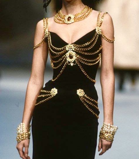 versace chain diamonds|Versace gold chain dress.